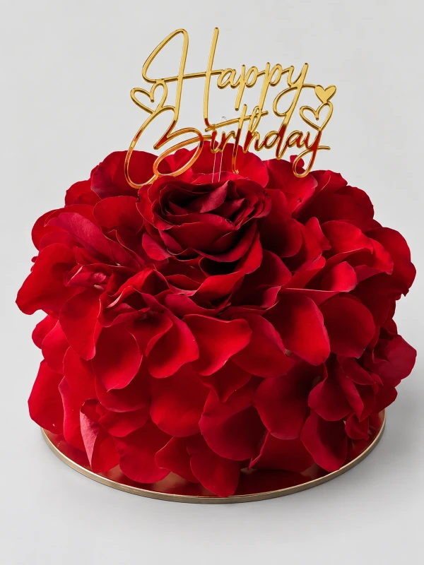 Торт "Red rose" — Торты на заказ — индивидуальный дизайн, созданный для вашего праздника.